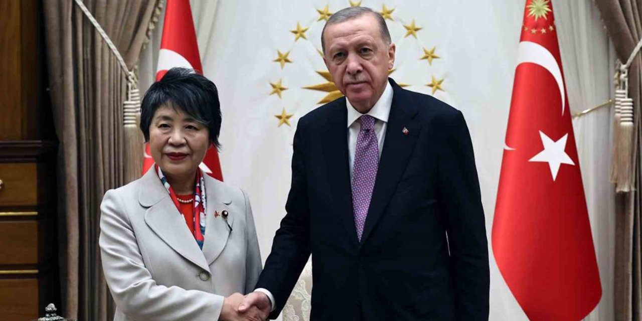 Cumhurbaşkanı Erdoğan, Japonya Dışişleri Bakanı Yoko’yu kabul etti