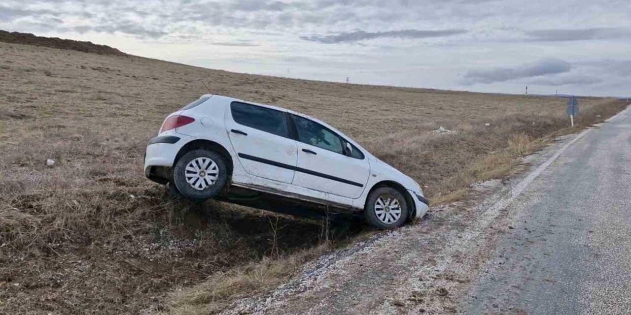 Kontrolden çıkan otomobil takla attı: 3 yaralı