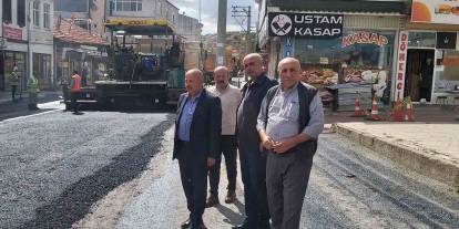 Keskin’de yollar asfaltlanıyor